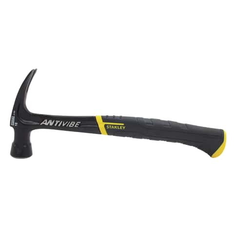 Stanley 16 Oz. Smooth-Face Curved Claw Hammer with Fiberglass