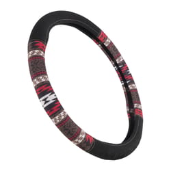 Hooey Multicolored American Western Pattern Steering Wheel Cover 1 pk