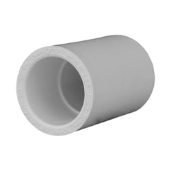 Charlotte Pipe Schedule 40 1/2 in. Slip X 1/2 in. D Slip PVC Coupling 1 pk