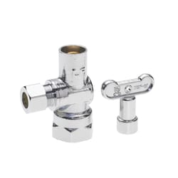 B&K ProLine FIP Compression Chrome Angle Valve