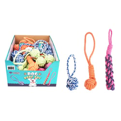 Diamond Visions Assorted Cotton Rope Dog Toy 1 pk