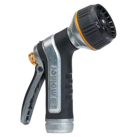 Melnor 7 Pattern Adjustable Multi-Pattern Metal Heavy-Duty Hose Nozzle Melnor 7 Pattern Adjustable Multi-Pattern Metal Heavy-Duty Hose Nozzle