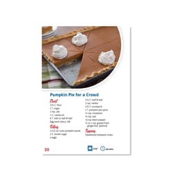 Rada Cutlery Slab Pies & Other Big Pan Desserts Cookbook