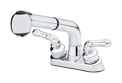 Homewerks Pullout Two Handle Chrome Laundry Faucet