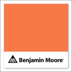 Benjamin Moore Tangy Orange 2014-30