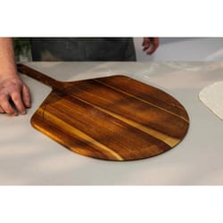 Gozney Acacia Placement Peel, Large, 14'', Alder Wood Pizza Peel 32.66 in. L X 14 in. W 1 pk