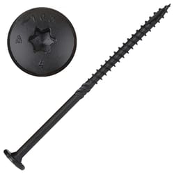 Screw Products NOVA #18 in. X 6 in. L Star Black Steel Lag Screw 50 pk