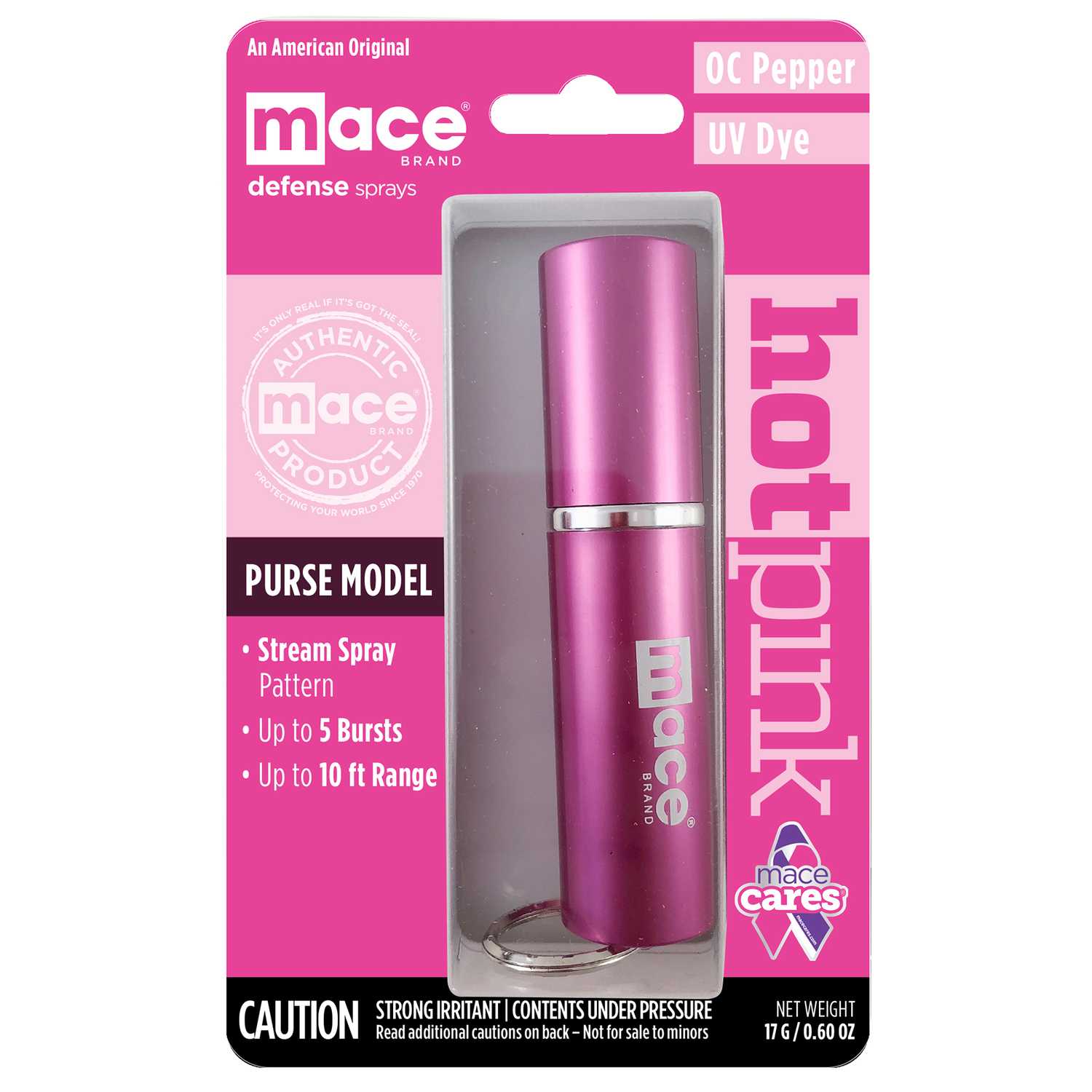 Mace Purse Model Pink Plastic Pepper Spray Ace Hardware