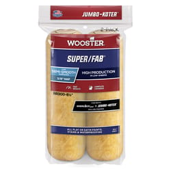 Wooster Super/Fab Knit 6 1/2 in. W X 3/8 in. Paint Roller Cover 2 pk