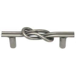 Laurey Nantucket Cabinet Pull 3 in. Antique Pewter Gray 1 pk
