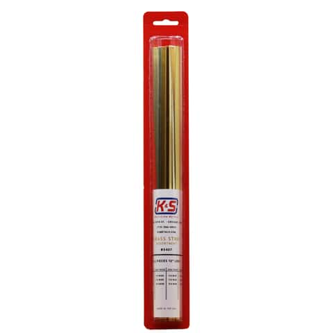 K&S 0.064 in. X 1 in. W X 12 in. L Mill Brass Metal Strip - Ace