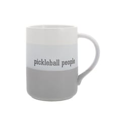 Pavilion We People 18 oz White/Gray BPA Free Pickleball Mug