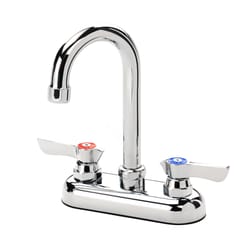 Krowne Silver Series Chrome Industrial Bathroom Faucet 4 in.