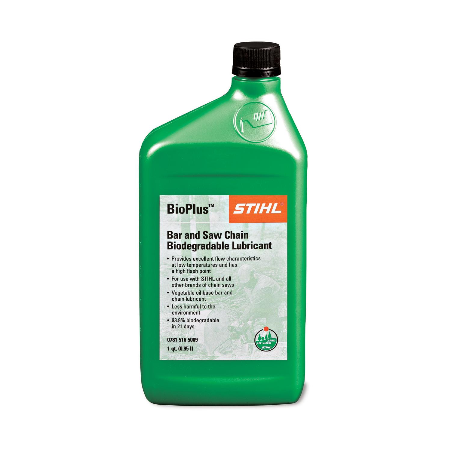 STIHL BioPlus Bar and Chain Oil 1 qt 12 pk Mfr 7815165010 Ace Hardware