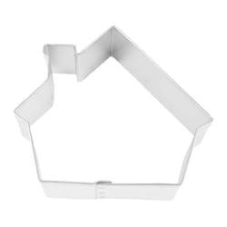 R&M International Gingerbread House 3 in. W X 3 in. L Cookie Cutter Silver 1 pc