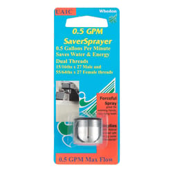 Whedon SaverSprayer Dual Thread 15/16 in.- 27M x 55/64 in.-27F Chrome Faucet Aerator