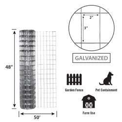 Garden Craft 48 in. H X 50 ft. L Steel Fencing 2 x 3 in.
