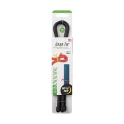 Nite Ize Gear Tie 18 in. L Black Twist Ties 2 pk