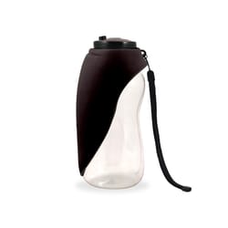 Flipo Black Polyethylene 26 oz Pet Travel Bottle For Cats/Dogs