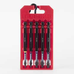 Norske Hex Assorted X 3-1/2 in. L Bit Clip S2 Tool Steel 5 pk