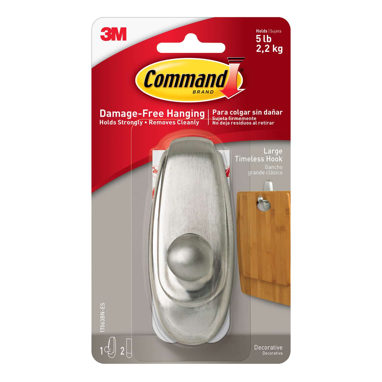 3M Command Large Plastic Hook 4 in. L 1 pk Ace Hardware