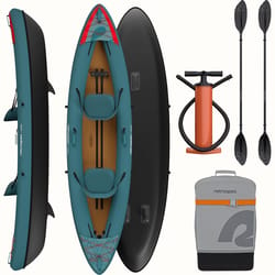 Retrospec PVC Inflatable Teal Kayak