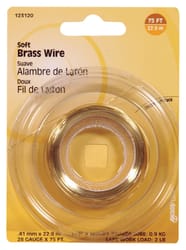 HILLMAN 75 ft. L Brass 28 Ga. Wire