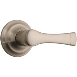 Brinks Push Pull Rotate Harper Satin Nickel Passage Lever KW1 1.75 in.