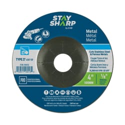 Stay Sharp 4 in. D X 5/8 in. Grinding Wheel