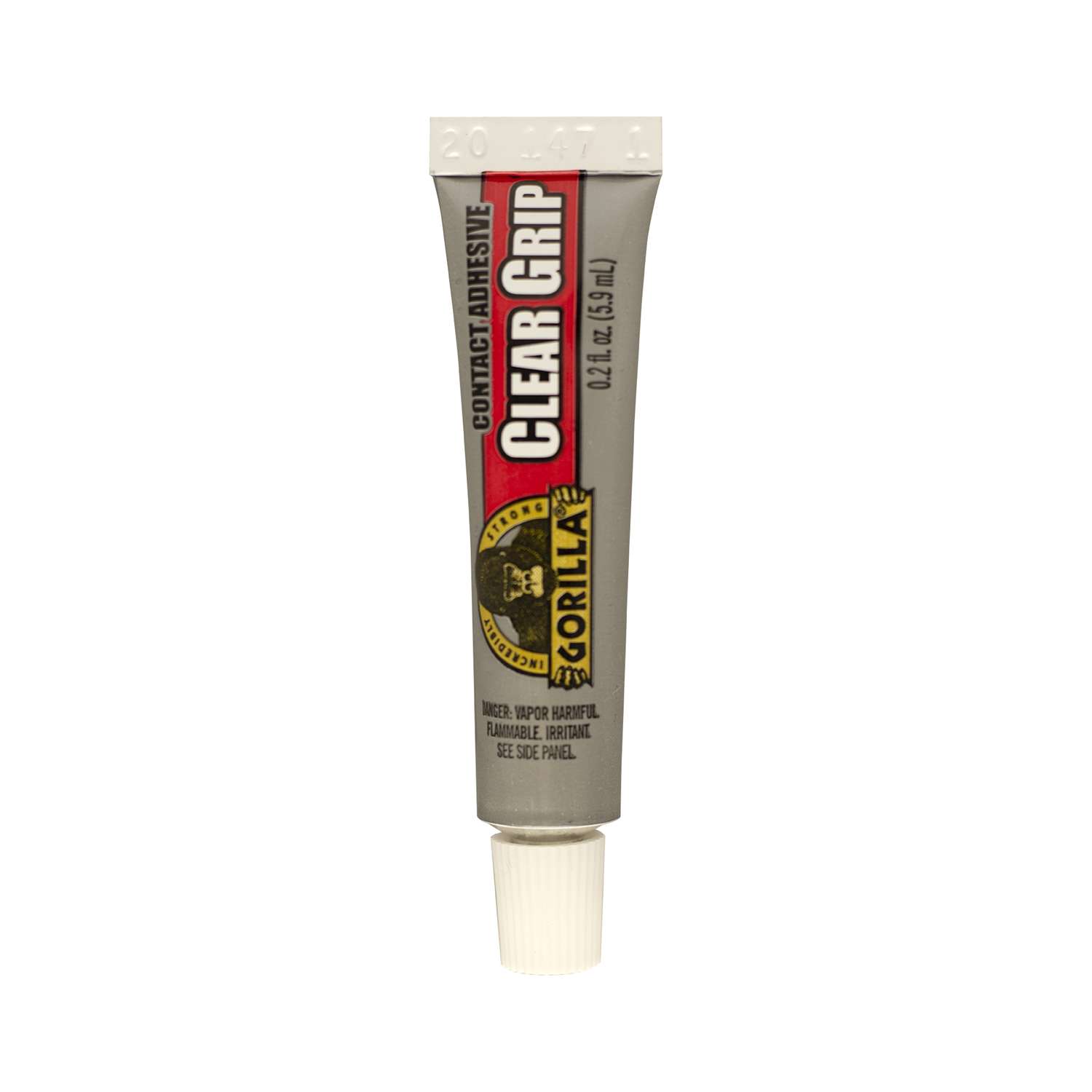 Gorilla Clear Grip Waterproof Contact Adhesive, 3 Ounce Tube, Clear, (Pack  of 1)