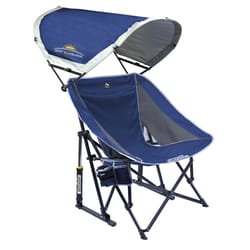 GCI Outdoor Pod Rocker w/SunShade Royal Blue Canopy Folding Pod Rocker