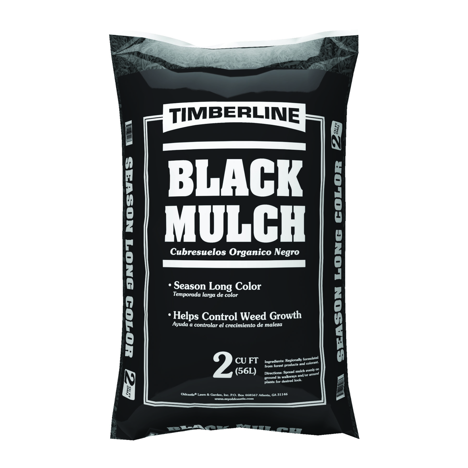 Image of Timberline black mulch flower bed