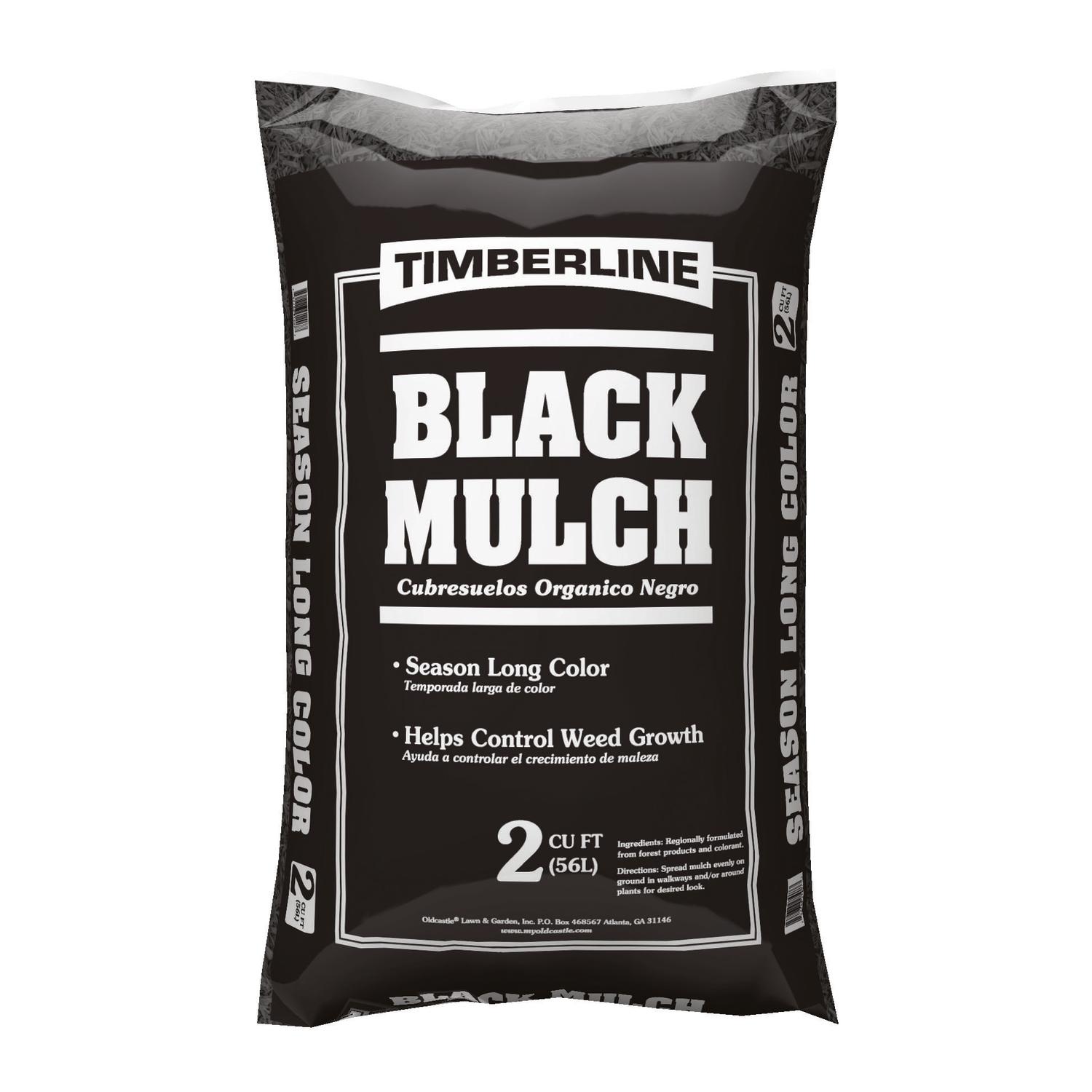 Image of Timberline black mulch flower bed