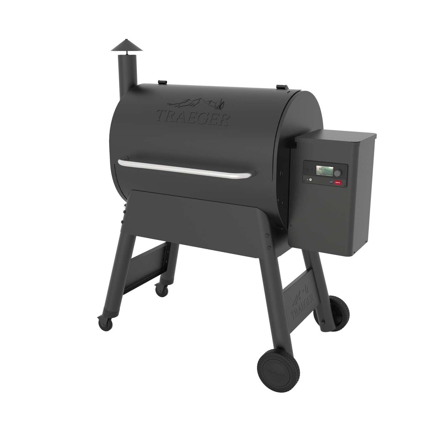 Traeger Pro 780 Wood Pellet Freestanding Grill Black Ace Hardware