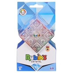 Spin Master Rubik's Crystal Cube Puzzle Multicolored