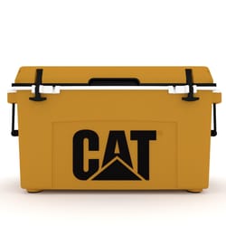 Cat Yellow 55 qt Cooler