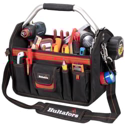 CLC Hultafors 17 in. W X 5.75 in. H Ballistic Polyester Tool Bag 32 pocket Black 1 pc