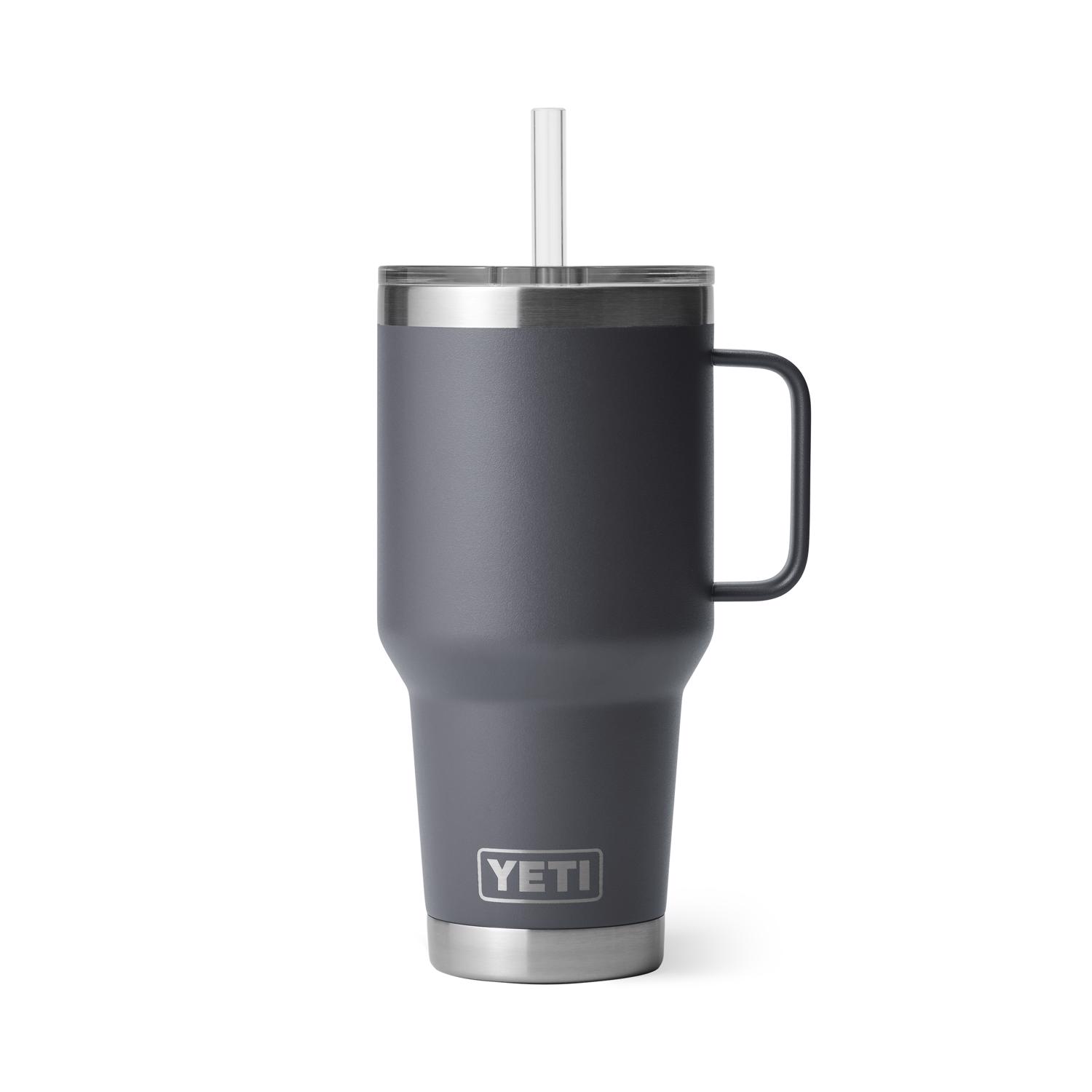 Photos - Other Accessories Yeti Rambler 35 oz Charcoal BPA Free Straw Mug 21071501815 