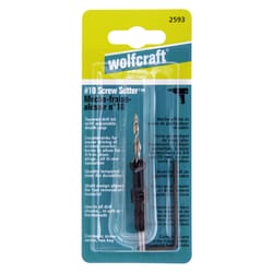 Wolfcraft 4.5 M D Steel Tapered Screw Setter 1 pc