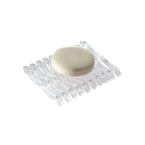 InterDesign Acrylic Soap Saver Soap Dish, Clear