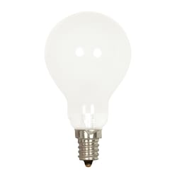 Satco 40 W A15 A-Line Incandescent Bulb E12 (Candelabra) Soft White 1 pk