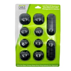 Gadget Gear Novelty 10 ft. L Assorted Plastic Cable Organizer