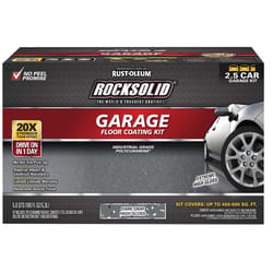 Rust-Oleum RockSolid Extreme High-Gloss Dark Gray Polycuramine Garage Floor Coating Kit 152 oz