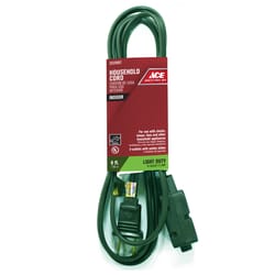 Ace Indoor 6 ft. L Green Extension Cord 16/2 SPT-2