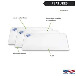 Rada Cutlery 10 in. L X 7 in. W Plastic Cutting Board