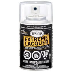 Testors Extreme Lacquer Gloss Clear Spray Paint 3 oz