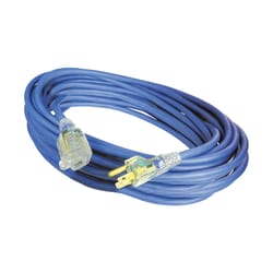 Ace Outdoor 50 ft. L Blue Extension Cord 14/3 SJOW