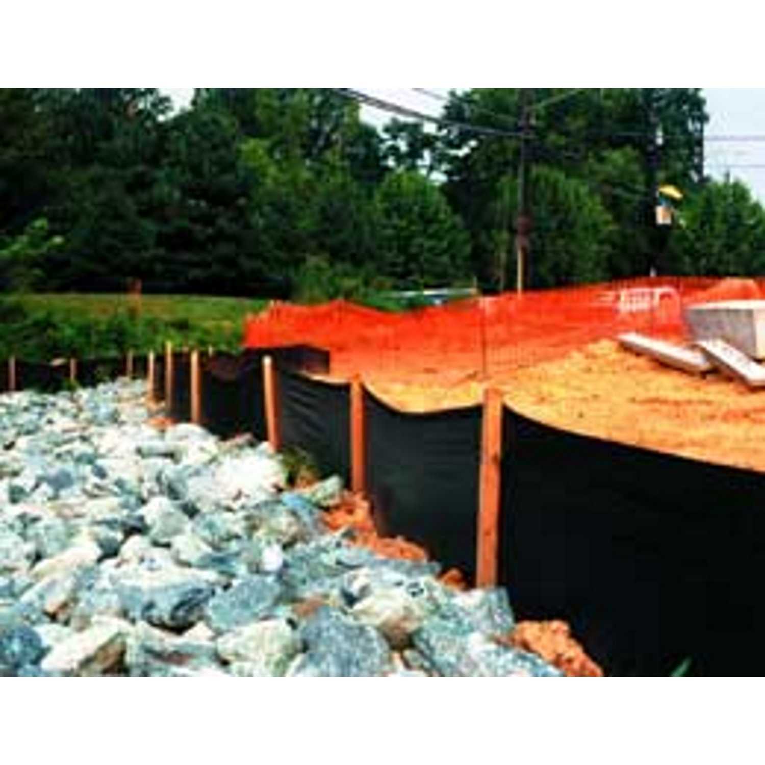 Tenax 36 in. H x 100 ft. L Polypropylene Silt Fence Black Ace Hardware