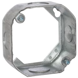 Raco 15.5 cu in Octagon Steel 2 gang Extension Ring Silver