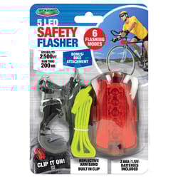 Blazing LEDz Safety Flasher Plastic 1 pk